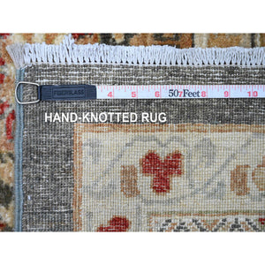 12'2"x16' Mocha Brown, 14th Century Mamluk Dynasty Pattern With Large Medallion Design, Hand Knotted, High Mountain Wool, Natural Dyes, Oversized, Oriental Rug FWR122712