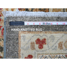 Load image into Gallery viewer, 12&#39;2&quot;x16&#39; Mocha Brown, 14th Century Mamluk Dynasty Pattern With Large Medallion Design, Hand Knotted, High Mountain Wool, Natural Dyes, Oversized, Oriental Rug FWR122712