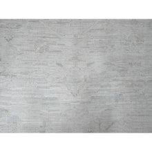 Load image into Gallery viewer, 12&#39;x14&#39;8&quot; Cascading White, Hand Knotted, Afghan Angora Oushak With All Over Leaf Pattern, Natural Dyes, 100% Wool, Oversized, Oriental Rug FWR122766