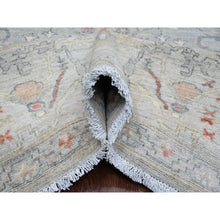 Load image into Gallery viewer, 8&#39;1&quot;x9&#39;10&quot; Medium Gray, Peshawar with Bijar Garus Design, Hand Knotted, High Mountain Wool, Vegetable Dyes, Densely Woven, Oriental Rug FWR122790