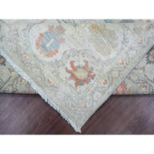 Load image into Gallery viewer, 8&#39;1&quot;x9&#39;10&quot; Medium Gray, Peshawar with Bijar Garus Design, Hand Knotted, High Mountain Wool, Vegetable Dyes, Densely Woven, Oriental Rug FWR122790