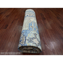 Load image into Gallery viewer, 8&#39;x9&#39;9&quot; Almond Brown, Afghan Peshawar with Anatolian Village Inspired Design, High Mountain Wool, Hand Knotted, Oriental Rug FWR122796