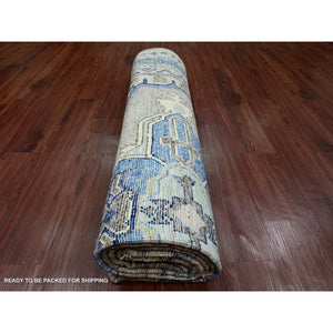 8'x9'9" Almond Brown, Afghan Peshawar with Anatolian Village Inspired Design, High Mountain Wool, Hand Knotted, Oriental Rug FWR122796