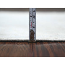 Load image into Gallery viewer, 2&#39;10&quot;x19&#39;6&quot; Misty Gray, Afghan Angora Oushak With Large Leaf Design, Hand Knotted, Veggie Dyes, Pure Wool, Xl Runner, Oriental Rug FWR122826