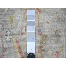 Load image into Gallery viewer, 2&#39;x3&#39;1&quot; Spanish Gray, Afghan Angora Oushak With Floral Pattern, Hand Knotted, Veggie Dyes, Pure Wool, Mat, Oriental Rug FWR122910
