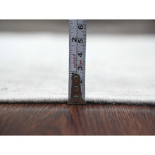 Load image into Gallery viewer, 2&#39;5&quot;x11&#39;7&quot; Pearl White, Washed Out Peshawar With All Over Leaf Design, Hand Knotted, 100% Wool, Vegetable Dyes, Runner, Oriental Rug FWR123012