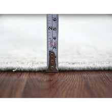 Load image into Gallery viewer, 2&#39;5&quot;x5&#39;8&quot; Oyster Gray, Hand Knotted, Washed Out Peshawar with All Over Pattern, Veggie Dyes, 100% Wool, Short Runner, Oriental Rug FWR123036
