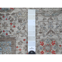 Load image into Gallery viewer, 9&#39;x11&#39;10&quot; Medium Gray, 14th Century Mamluk Dynasty Pattern With Geometric Medallion Design, Hand Knotted, 100% Wool, Natural Dyes, Oriental Rug FWR123078