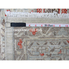 Load image into Gallery viewer, 9&#39;x11&#39;10&quot; Medium Gray, 14th Century Mamluk Dynasty Pattern With Geometric Medallion Design, Hand Knotted, 100% Wool, Natural Dyes, Oriental Rug FWR123078