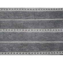 Load image into Gallery viewer, 8&#39;x10&#39;7&quot; Spanish Gray, Moroccan Weave with Geometric Pattern, Soft Wool, Hand Knotted, Tone on Tone, Textured Pile, Oriental Rug FWR123156