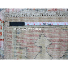 Load image into Gallery viewer, 4&#39;x6&#39;2&quot; Crepe Pink, Anatolian Village Inspired With Bird Figurines And Medallions Design, High Mountain Wool, Hand Knotted, Natural Dyes, Oriental Rug FWR123204