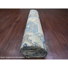 Load image into Gallery viewer, 11&#39;8&quot;x15&#39;6&quot; Walnut Brown, Afghan Peshawar with Anatolian Village Inspired Design, High Mountain Wool, Hand Knotted, Oversized, Oriental Rug FWR123228