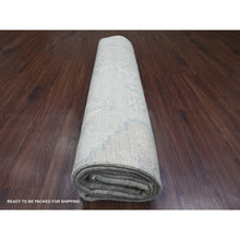 Load image into Gallery viewer, 8&#39;x9&#39;8&quot; Cloud Gray, Anatolian Village Inspired Design with Washed Out Colors, Hand Knotted, High Mountain Wool, Oriental Rug FWR123234