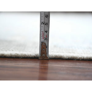 8'x9'8" Cloud Gray, Anatolian Village Inspired Design with Washed Out Colors, Hand Knotted, High Mountain Wool, Oriental Rug FWR123234