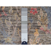 Load image into Gallery viewer, 12&#39;x15&#39;5&quot; Sonic Gray, Afghan Peshawar With Birds Of Paradise Design, Hand Knotted, Soft And Velvety Wool, Natural Dyes, Oversized, Oriental Rug FWR123342