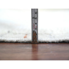 Load image into Gallery viewer, 12&#39;5&quot;x15&#39;2&quot; Alabaster White, Moroccan Weave With Flying Kite Design, Tone On Tone, Soft Wool, Hand Knotted, Textured Pile, Oversized, Oriental Rug FWR123360