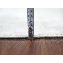 Load image into Gallery viewer, 4&#39;1&quot;x5&#39;10&quot; Fossil Gray, Hand Knotted, Afghan Angora Oushak With All Over Design, Vegetable Dyes, 100% Wool, Oriental Rug FWR123402