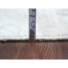 Load image into Gallery viewer, 5&#39;x6&#39;10&quot; Cloud Gray, Afghan Angora Oushak With All Over Pattern, Hand Knotted, Vegetable Dyes, 100% Wool, Oriental Rug FWR123642