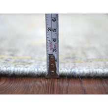 Load image into Gallery viewer, 2&#39;6&quot;x20&#39;2&quot; Misty Gray, Afghan Peshawar With Birds Of Paradise Design, Hand Knotted, Soft Wool, Vegetable Dyes, Xl Runner, Oriental Rug FWR123690