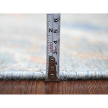 Load image into Gallery viewer, 2&#39;6&quot;x25&#39;4&quot; Baby Blue, Afghan Peshawar With Birds Of Paradise Design, Soft Wool, Vegetable Dyes, Hand Knotted, Xl Runner, Oriental Rug FWR123696