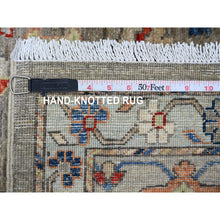 Load image into Gallery viewer, 9&#39;x11&#39;9&quot; Taupe Brown, Peshawar with Bijar Garus Design, High Mountain Wool, Hand Knotted, Vegetable Dyes, Densely Woven, Oriental Rug FWR123738