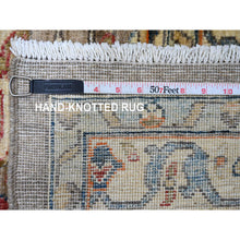 Load image into Gallery viewer, 9&#39;x12&#39;1&quot; Khaki Brown, Aryana Grade, Bijar Garus With Antique Persian Design, Peshawar, High Mountain Wool, Vegetable Dyes, Hand Knotted, Oriental Rug FWR123750