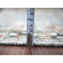 Load image into Gallery viewer, 3&#39;x4&#39;10&quot; Sonic Gray, Aryana Grade, Caucasian Inspired Antiqued Design, High Mountain Wool, Hand Knotted, Vegetable Dyes, Oriental Rug FWR123798
