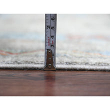 Load image into Gallery viewer, 8&#39;8&quot;x11&#39;8&quot; Bone White, Peshawar With Berber Influence, Geometric Design, Denser Weave, High Mountain Wool, Hand Knotted, Oriental Rug FWR123816