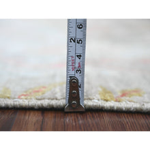 Load image into Gallery viewer, 3&#39;x23&#39;10&quot; Dark Vanilla Brown, Afghan Peshawar With Birds Of Paradise Design, Soft Wool, Hand Knotted, Natural Dyes, Xl Runner, Oriental Rug FWR123834