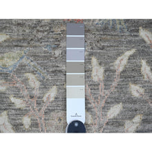 Load image into Gallery viewer, 2&#39;9&quot;x15&#39;8&quot; Faded Brown, Afghan Peshawar With Birds Of Paradise Design, 100% Soft Wool, Natural Dyes, Hand Knotted, Xl Runner, Oriental Rug FWR123870
