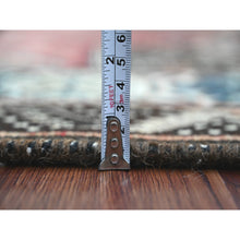 Load image into Gallery viewer, 5&#39;9&quot;x9&#39;1&quot; Scarlet Red, Vintage Persian Shiraz With Tribal Design, Good Condition, Clean, Even Wear, Pure Wool, Hand Knotted, Oriental Rug FWR123906