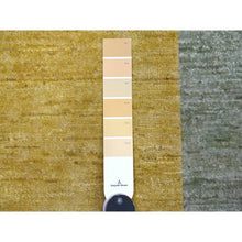 Load image into Gallery viewer, 9&#39;1&quot;x12&#39;5&quot; Sage Green, Chinese Art Deco Inspired Peshawar, Hand Knotted, Natural Dyes, 100% Wool, Oriental Rug FWR123930