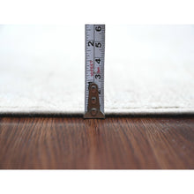 Load image into Gallery viewer, 2&#39;10&quot;x9&#39;7&quot; Daisy White, Afghan Angora Oushak With All Over Pattern, Hand Knotted, Natural Dyes, 100% Wool, Runner, Oriental Rug FWR123990