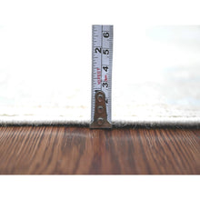 Load image into Gallery viewer, 2&#39;8&quot;x16&#39;3&quot; Pearl White, Washed Out Peshawar With All Over Leaf Design, Hand Knotted, Natural Dyes, 100% Wool, Xl Runner, Oriental Rug FWR124158