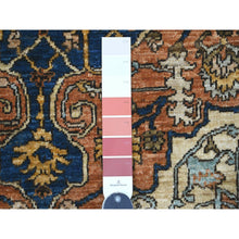 Load image into Gallery viewer, 4&#39;2&quot;x6&#39; Marmalade Orange, Peshawar With Fereghan Sarouk Design, Aryana Grade, Vegetable Dyes, High Mountain Wool, Hand Knotted, Oriental Rug FWR124170