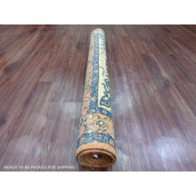 Load image into Gallery viewer, 4&#39;2&quot;x6&#39; Marmalade Orange, Peshawar With Fereghan Sarouk Design, Aryana Grade, Vegetable Dyes, High Mountain Wool, Hand Knotted, Oriental Rug FWR124170