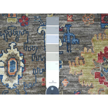 Load image into Gallery viewer, 4&#39;x6&#39; Nickel Gray, Aryana Collection, Peshawar with Ziegler Mahal All Over Design, Hand Knotted, High Mountain Wool, Vegetable Dyes, Oriental Rug FWR124176