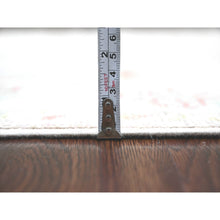 Load image into Gallery viewer, 3&#39;x9&#39;6&quot; Flamingo Pink, Anatolian Village Inspired With Large Leaf Design, High Mountain Wool, Hand Knotted, Natural Dyes, Runner, Oriental Rug FWR124212