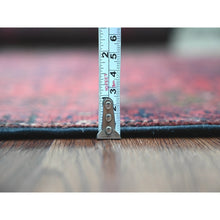 Load image into Gallery viewer, 2&#39;8&quot;x6&#39;2&quot; Auburn Red, Hand Knotted, Afghan Andkhoy With Geometric Design, Soft Wool, Natural Dyes, Runner, Oriental Rug FWR124338