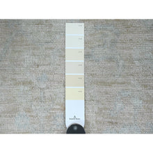 Load image into Gallery viewer, 4&#39;x5&#39;9&quot; Dark Vanilla Brown, 100% Wool, Afghan Angora Oushak with All Over Pattern, Hand Knotted, Veggie Dyes, Oriental Rug FWR124608