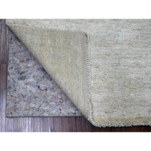 Load image into Gallery viewer, 5&#39;x7&#39; Lace White, Hand Knotted, Afghan Angora Oushak with All Over Pattern, Vegetable Dyes, Pure Wool, Oriental Rug FWR124674