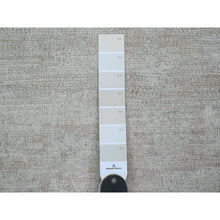 Load image into Gallery viewer, 5&#39;x7&#39; Lace White, Hand Knotted, Afghan Angora Oushak with All Over Pattern, Vegetable Dyes, Pure Wool, Oriental Rug FWR124674