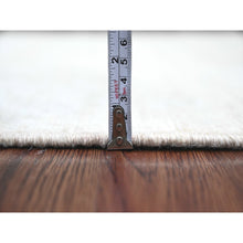 Load image into Gallery viewer, 3&#39;3&quot;x5&#39; Lace White, Pure Wool, Afghan Angora Oushak With All Over Pattern, Hand Knotted, Vegetable Dyes, Oriental Rug FWR124806