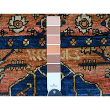 Load image into Gallery viewer, 2&#39;10&quot;x3&#39;4&quot; Ochre Brown, Peshawar With Fereghan Sarouk Design, Aryana Grade, Vegetable Dyes, High Mountain Wool, Hand Knotted, Mat, Sample, Oriental Rug FWR124902