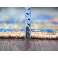 Load image into Gallery viewer, 2&#39;10&quot;x3&#39;4&quot; Ochre Brown, Peshawar With Fereghan Sarouk Design, Aryana Grade, Vegetable Dyes, High Mountain Wool, Hand Knotted, Mat, Sample, Oriental Rug FWR124902