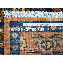 Load image into Gallery viewer, 2&#39;10&quot;x3&#39;4&quot; Ochre Brown, Peshawar With Fereghan Sarouk Design, Aryana Grade, Vegetable Dyes, High Mountain Wool, Hand Knotted, Mat, Sample, Oriental Rug FWR124902