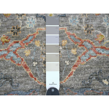 Load image into Gallery viewer, 4&#39;x6&#39;1&quot; Fossil Gray, Aryana Collection, Bijar Garus Design, Peshawar, Hand Knotted, High Mountain Wool, Vegetable Dyes, Oriental Rug FWR124920