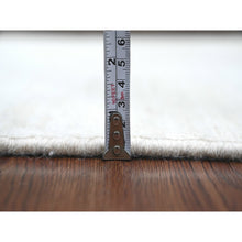 Load image into Gallery viewer, 2&#39;10&quot;x4&#39;9&quot; Daisy White, Plain Solid Pattern, Hand Knotted, Hand Spun Ghazni Wool, Lush And Plush, Oriental Rug FWR124956