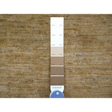 Load image into Gallery viewer, 7&#39;10&quot;x9&#39;5&quot; Tawny Brown, Plain Solid Pattern, Hand Spun Ghazni Wool, Hand Knotted, Lush And Plush, Oriental Rug FWR124974