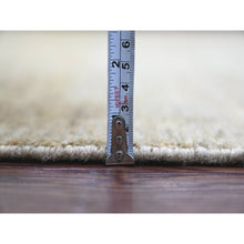 Load image into Gallery viewer, 7&#39;10&quot;x9&#39;5&quot; Tawny Brown, Plain Solid Pattern, Hand Spun Ghazni Wool, Hand Knotted, Lush And Plush, Oriental Rug FWR124974